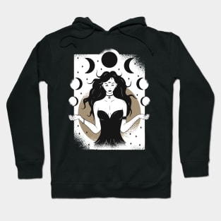 Phase Depression Moon Phase Mood Yoga Gift Hoodie